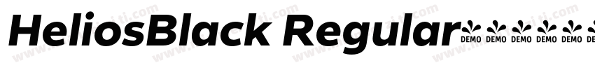 HeliosBlack Regular字体转换